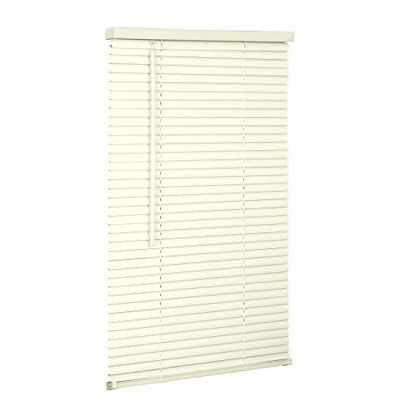 Picture of LOTUS & WINDOWARE 1" Cordless Vinyl Mini Blind, 40" x 48", Alabaster