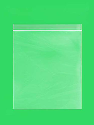 Picture of GPI Pack of 500, 2 Gallon, 13" x 15", Clear Plastic RECLOSABLE ZIPLOCK Bags - Bulk 2 mil, Large, Strong & Durable Poly Bagies with Resealable Zip Top Lock for Travel, Storage, Packaging & Shipping.