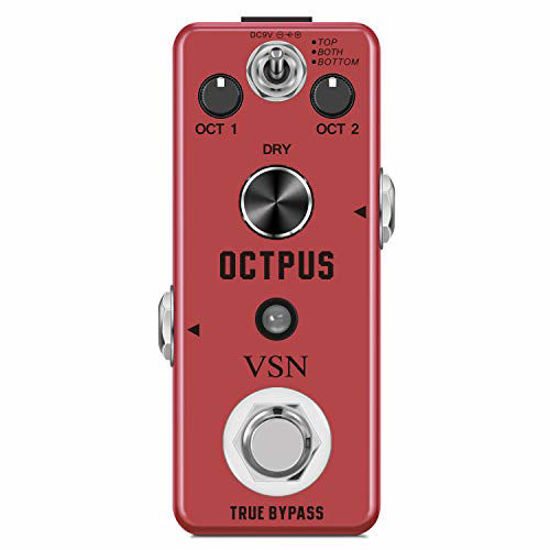 Picture of VSN Precise Polyphonic Octave Effect Generator Octpus Guitar Pedal True Bypass