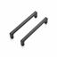 Picture of Ravinte 30 Pack Solid 5 Inch Kitchen Square Cabinet Handles Matte Black Cabinet Pulls Drawer Pulls Kitchen Cabinet Hardware Flat Black Kitchen Handles