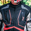 Picture of Motorcycle Jacket For Men Textile Motorbike Dualsport Enduro Motocross Racing Biker Riding CE Armored Waterproof All-Weather (Red, XL)