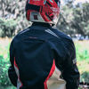 Picture of Motorcycle Jacket For Men Textile Motorbike Dualsport Enduro Motocross Racing Biker Riding CE Armored Waterproof All-Weather (Red, XL)