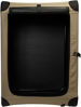 Picture of Amazon Basics Portable Folding Soft Dog Travel Crate Kennel, Medium (21 x 21 x 30 Inches), Tan