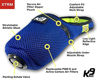 Picture of K9 Mask Air Filter Mask for Dogs with Extreme Breathe PM2.5 Premium Air Filter Refills - Blue (Large)
