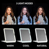 Picture of LuMee Studio - LED Portable White Light Makeup Mirror - Lightweight - 3 Light Modes - Travel-Friendly - White
