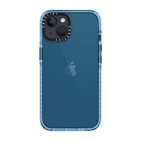 Picture of CASETiFY Impact Case for iPhone 13 - Sierra Blue Clear