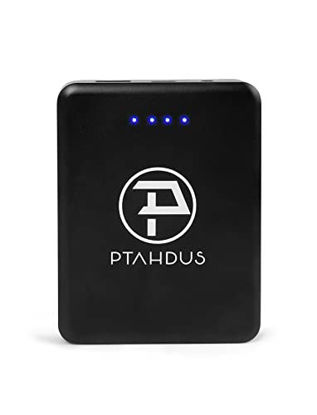 Picture of PTAHDUS 7.4 V Battery Pack with Charger Rechargeable Battery Power Bank 5000mAh for Heated Jackets, Heated Hoodies and Heated Vests