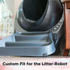 Picture of Litter-Robot Ramp by Whisker (Grey) - Cat Ramp for Litter Box, Custom Fit for Litter-Robot, Reduces Tracking, Suitable for Small & Elderly Cats, Designed & Assembled in USA