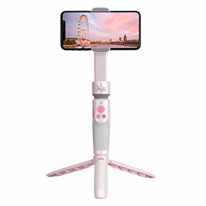 Picture of Zhiyun Smooth-XS [Official] Foldable Smartphone Gimbal Stabilizer Selfie Stick Vlog Youtuber (Pink)