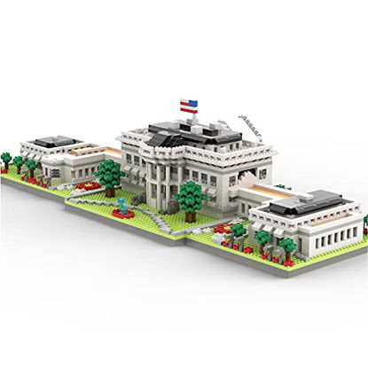 Picture of SEMKY Micro Mini Blocks White House U.S. Capital Famous Landmark Model Set,(2894Pieces) -Building and Architecture Toys Gifts for Kid and Adult