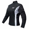 Picture of HWK Women's Motorcycle Jacket For Women Rain Waterproof Moto Riding Ladies Motorbike Jackets CE Armored (Black/White, XXX-Large)