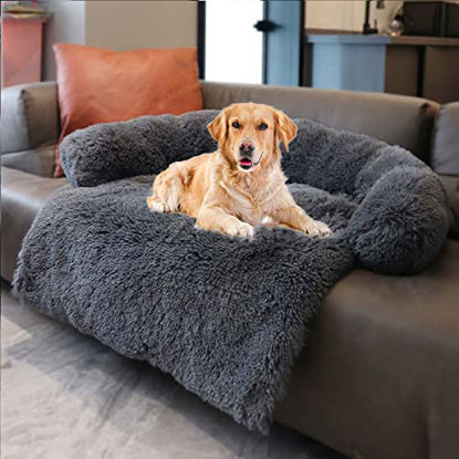 Short & Long Plush Pet Bed Veehoo Warming Round Dog Bed for Small Luxurious Faux Fur Donut Cuddler Medium and Large Dogs & Cats Bolster Pet Bed & Sofa Machine Washable 