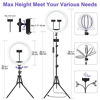 Picture of 13" Selfie Ring Light with 63" Tripod Stand & 3 Phone Holder, LED Camera Ringlight with 48 RGB Colors Modes & Musical Rhythm Mode and 12 Brightness Dimmable for Makeup/Photography/Videos/Vlog/TikTok