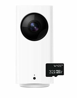 Picture of Wyze Cam Pan 1080p Pan/Tilt/Zoom Indoor Pet Monitoring Camera with Wyze 32GB MicroSD Card Class 10