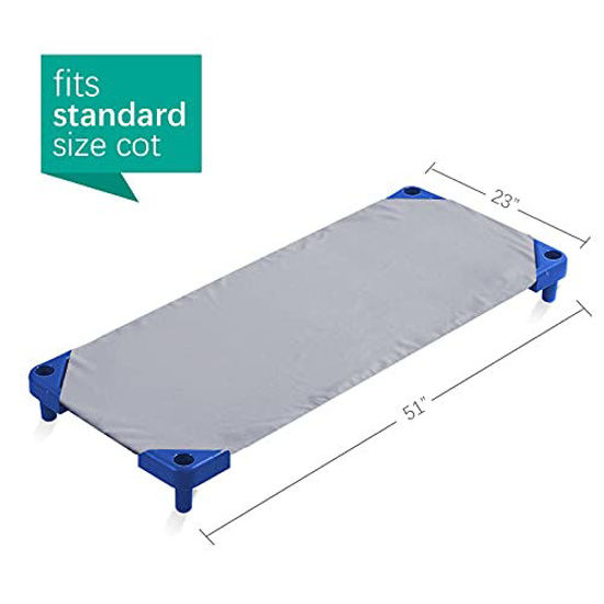 GetUSCart Standard Size Daycare/PreShcool Cot Sheet 10 Pack, Children