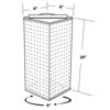 Picture of Azar 703385-PNK Interlocking Pegboard Display, 8-Inch by 8-Inch by 20-Inch, Pink