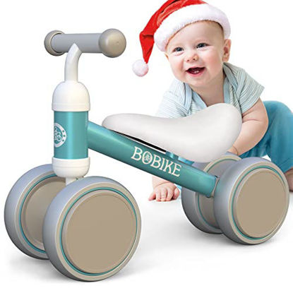 Picture of Baby Balance Bike Toys for 1 Year Old Gifts Boys Girls 10-24 Months Kids Toy Toddler Best First Birthday Gift Children Walker No Pedal Infant 4 Wheels Bicycle