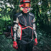Picture of Motorcycle Jacket For Men Textile Motorbike Dualsport Enduro Motocross Racing Biker Riding CE Armored Waterproof All-Weather (Red, Small)