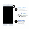 Picture of Premium Screen Replacement Compatible with iPhone 8 Plus 5.5 inch Full Assembly - LCD 3D Touch Display digitizer with Front Camera, Ear Speaker and Sensors, Compatible with All iPhone 8 Plus(White)
