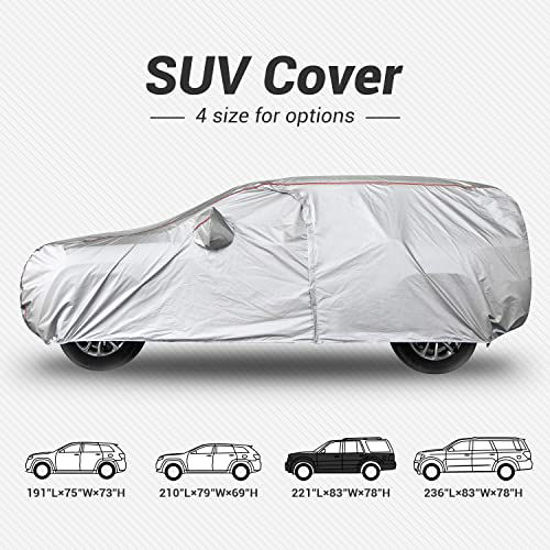 Tecoom Hard Shell Zipper Design Waterproof UV-Proof Windproof Car