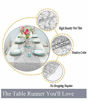 Picture of 10 Pieces-12 x108 Silver-Sequin Table Runner Wedding Party Catering Event (Silver)
