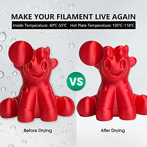 GetUSCart eSUN eBOX Lite Upgraded 3D Printing Filament Dryer Box