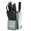 Picture of Marco Almond KYA31 Japanese Stainless Steel Knives Set, 14 Pieces Cutlery Set Kitchen Knife Sets in Hard Wood Block with Built in Sharpener, Full Tang Knife Block Set, Graphite Block, Best Gift