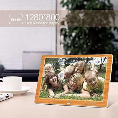 Picture of 10.1 Inch Digital Calendar &Photo Frame IPS Screen Support Music/Photo/Video Advertisement Player with Remote Control