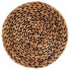 Picture of CENBOSS Beautiful Woven Placemats Round Placemats for Dining Table (Brown Wash, 13.5" Set of 8)