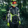 Picture of Motorcycle Jacket For Men Textile Motorbike Dualsport Enduro Motocross Racing Biker Riding CE Armored Waterproof All-Weather (Hi-Vis Green, Small)