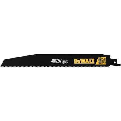 Picture of DEWALT DWA4176B25 6-Inch 10TPI 2X Reciprocating Saw Blade (25-Pack)