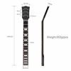 Picture of Alnicov Electric Guitar Neck DIY For Gibson LP Guitars Parts Replacement 22 Fret Maple Neck Rosewood Fretboard with White Trapezoid Dots Inlay Black Gloss 1