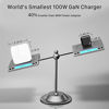 Picture of INVZI 100W USB C Multiport Charger, GaN II 4-Port USB Charging Station Fast Charger Power Adapter for MacBook Pro Air, iPad Pro, Dell XPS, Galaxy S21/S20, iPhone 13 12/12 Pro, Note 20/10+, Pixel