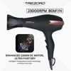 Picture of Diffuser Hair Dryer, Professional Ionic 2200 watt Salon Blow Dryer, Ceramic Tourmaline Hairdryer with 2 Concentrator Nozzle Attachments, Pro Ion Quiet Dryers - Best Soft Touch Body/Black& Rose Gold