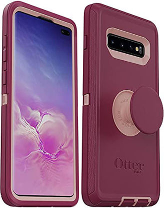 Picture of OtterBox + Pop Defender Series Case for Samsung Galaxy S10 Plus (ONLY - NOT S10/S10e) Non-Retail Packaging - Fall Blossom