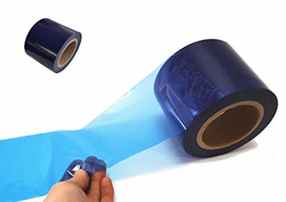 Picture of JNK NETWORKS Surface Protective Clear/Blue Removable Scratch Film Tape Roll (Blue, 7.8 in.x 164 yds.)