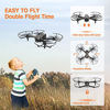 Picture of AVIALOGIC Mini Drone with Camera for Kids, Remote Control Helicopter Toys Gifts for Boys Girls, FPV RC Quadcopter with 1080P HD Live Video Camera, Altitude Hold, Gravity Control, 2 Batteries, Black