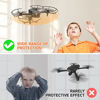 Picture of AVIALOGIC Mini Drone with Camera for Kids, Remote Control Helicopter Toys Gifts for Boys Girls, FPV RC Quadcopter with 1080P HD Live Video Camera, Altitude Hold, Gravity Control, 2 Batteries, Black