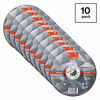 Picture of 3M Silver Grinding Wheel, Depressed Center - for Right Angle Grinder - 6 diam. x 1/4 Thick x 7/8 Arbor Hole - Type 27 - 87450 - Pack of 10