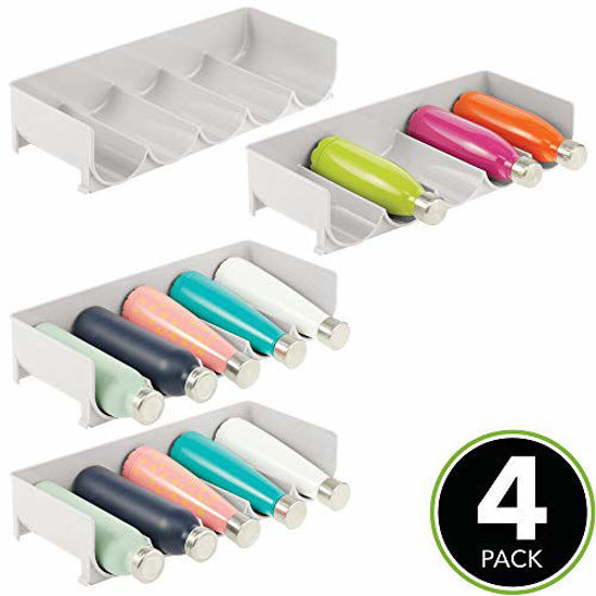 GetUSCart- mDesign Plastic Free-Standing Water Bottle and Wine Rack ...