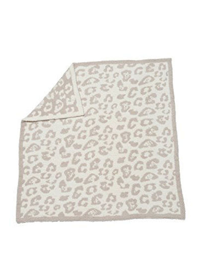Picture of Barefoot Dreams CozyChic Barefoot in The Wild Baby Blanket - Stone / Cream