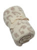 Picture of Barefoot Dreams CozyChic Barefoot in The Wild Baby Blanket - Stone / Cream