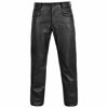 Picture of Alpha Cycle Gear Leather Motorcycle Pant for Bikers Rider Moto Sports Real Cowhide Leather for Men (Black, WAIST/30)