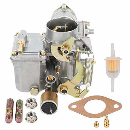 Picture of 34PICT-3 Carburetor for VW Beetle Super Beetle Type 1 Air Cooled 1600cc Dual-Port Engine carb Replaces 113129031K 113129031 98-1289-B