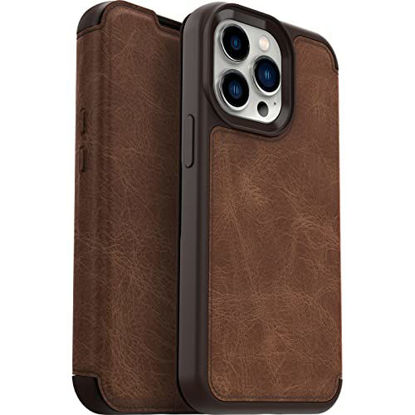 Picture of OtterBox Strada Folio Series Case for iPhone 13 Pro (ONLY) - Retail Packaging - Espresso