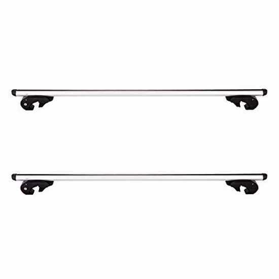 Picture of Amazon Basics 2-Piece Heavy-Duty Universal Cross Rail Roof Rack, 56 inches