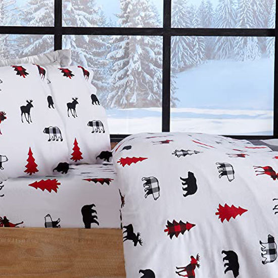 Flannel shop sheet set