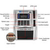 Picture of 2021 Upgraded ATM Savings Piggy Money Bank for Real Money for Kids Adults with Debit Card,Password Login,Coin Recognition,Balance Calculator,Targets Setting,Electronic Safe Cash Box (Sliver/Black)