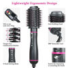 Picture of Hot Air Brush,4 in 1 One Step Professional Hair Dryer Brush for Curling Drying Straightening Combing, Negative Ion Multifunctional Volumizer Hair Dryer