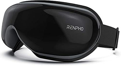 Picture of RENPHO Eye Massager with Heat & Bluetooth Music, Rechargeable Eye Care Machine with 5 Modes Relax and Reduce Eye Strain Dark Circles Eye Bags Dry Eye Improve Sleep, Ideal Family Gifts